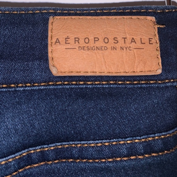 High waisted dark wash jeggings - Picture 3 of 4